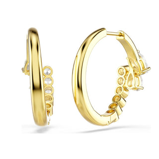 Swarovski Jewellery Swarovski Gold Finish Mesmera Hoop Earrings 4402497