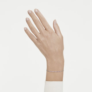 Swarovski Jewellery Swarovski Rhodium Plated Matrix Pink Bracelet 4405487
