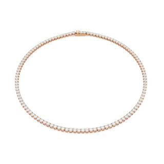 Swarovski Jewellery Swarovski Rose Gold Finish Matrix Tennis Necklace 4404208