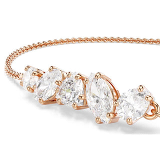 Swarovski Rose Gold Finish Mesmera Mixed Cut Bracelet