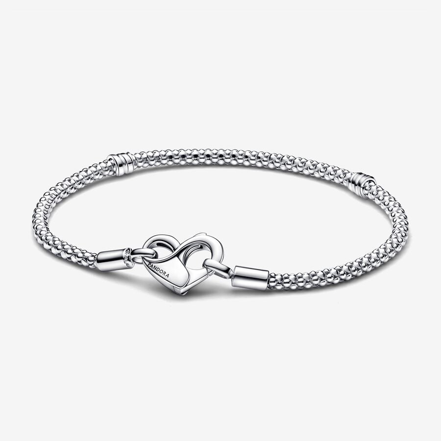 Pandora Silver Studded Chain Bracelet- 20CM Allum Sidaway
