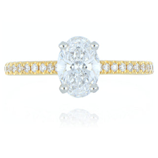 Allum & Sidaway Jewellery A&S Laboratory Grown Collection 1.01ct Laboratory Grown Oval Diamond Ring 6020494
