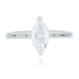Allum & Sidaway Jewellery A&S Laboratory Grown Collection Platinum 1.00ct Laboratory Grown Marquise Diamond Solitaire Ring 6020699
