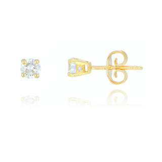 Fine Jewellery Jewellery 9ct Yellow Gold 0.50ct Laboratory Grown Diamond Solitaire Stud Earrings 6021104