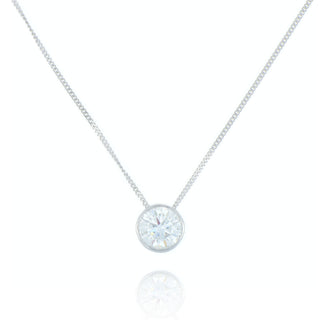 Fine Jewellery Jewellery 9ct White Gold 0.50ct Laboratory Grown Round Brilliant Diamond Necklace 6022654