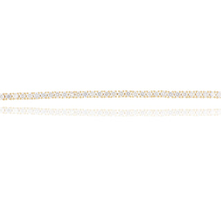 A&S Laboratory Grown Collection 9ct Yellow Gold 3.00ct Laboratory Grown Diamond Tennis Bracelet
