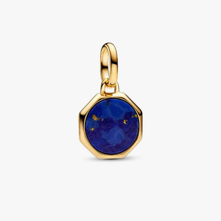 Pandora Jewellery Pandora Blue Engravable Mini Medallion Charm 2951020