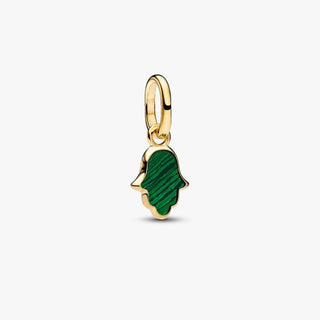 Pandora Jewellery Pandora Green Hamsa Hand Mini Dangle Charm 2933007