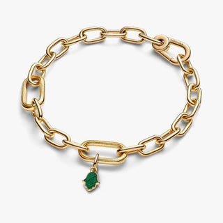 Pandora Jewellery Pandora Green Hamsa Hand Mini Dangle Charm 2933007