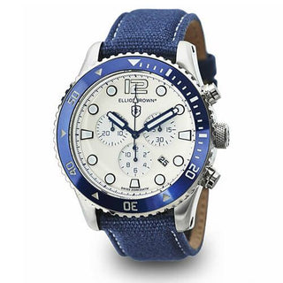 Elliot Brown Bloxworth Watch With Blue Fabric Strap