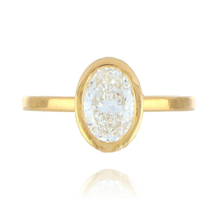 Fine Jewellery Jewellery 9ct Yellow Gold 1.50ct Lab Grown Oval Diamond Ring 6001191
