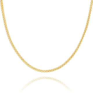 9ct Yellow Gold 18" Spiga Chain