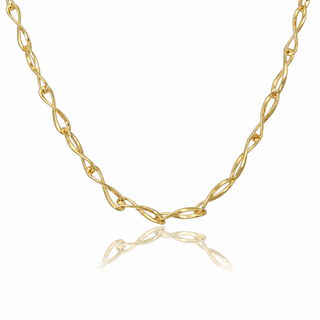 9ct Yellow Gold Fancy Link Necklace