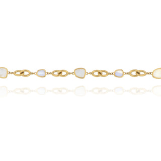 Fine Jewellery Jewellery 9ct Yellow Gold Mother Of Pearl Bracelet 1107084