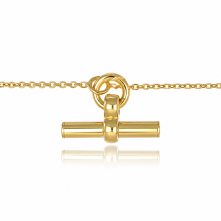 9ct Yellow Gold T-Bar Bracelet
