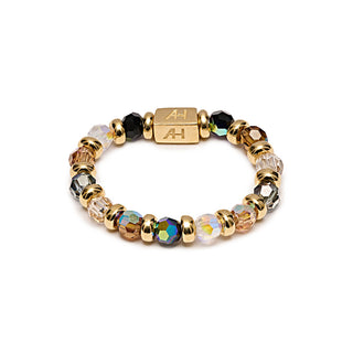 Annie Haak Jewellery Annie Haak Yellow Gold Plated Shimmer Winter Crystal Ring 1511643