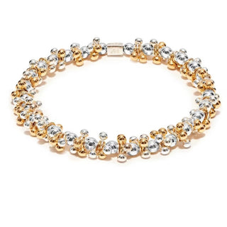 Annie Haak Jewellery Annie Haak Silver and Yellow Gold Plated Silver Gotri Mixed Metal Bracelet - 17cm 1546334