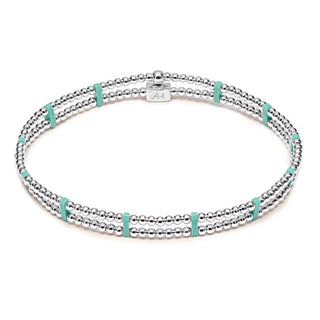 Annie Haak Jewellery Annie Haak Silver Turquoise Duet Bracelet - 17cm 1546347