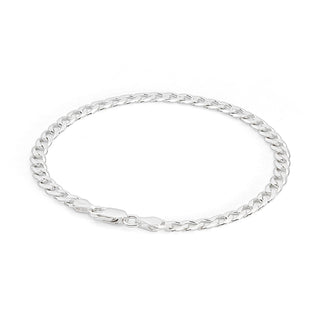 The Fine Collective BRACELET Sterling Silver Curb Chain (4.3mm) Bracelet 8 inch BA0074538