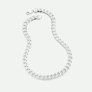 Fine Jewellery Jewellery Sterling Silver Curb Chain (11.4mm) Necklace 22 inch BA0074607