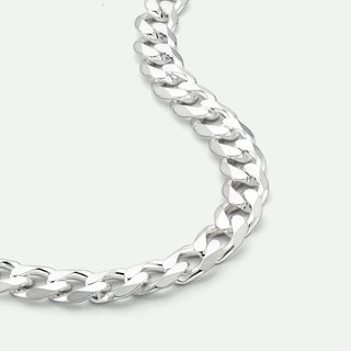 Fine Jewellery Jewellery Sterling Silver Curb Chain (11.4mm) Necklace 22 inch BA0074607