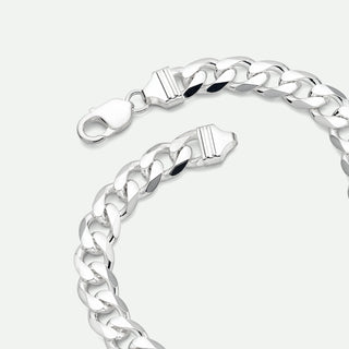 Fine Jewellery Jewellery Sterling Silver Curb Chain (11.4mm) Necklace 22 inch BA0074607