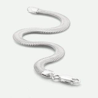 Sterling Silver Snake Chain Bracelet 7 inch