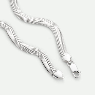 Sterling Silver Snake Chain Necklace 17 inch