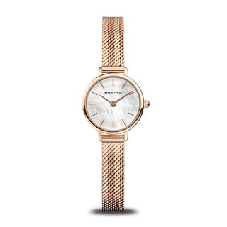 Bering 22MM Rose Gold Plated Stainless Steel Quartz Watch