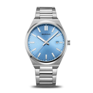 Bering 39MM Blue Dial Stainless Steel Quartz Watch