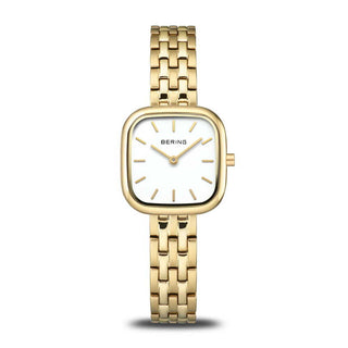 Bering Yellow Gold Square Dial Quartz Watch