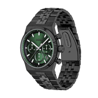 Hugo Boss Watches Boss Gents Black PVD 41mm Candor Prime Chronograph Quartz Watch 5303122