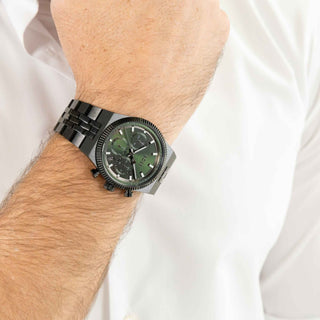 Hugo Boss Watches Boss Gents Black PVD 41mm Candor Prime Chronograph Quartz Watch 5303122