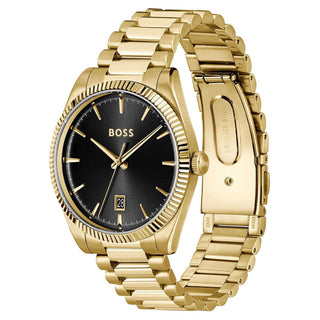 Hugo Boss Watches Boss Gents Gold Plated 40mm Cheswick Quartz Watch 5303125