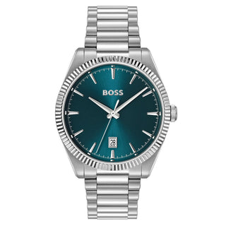 Hugo Boss Watches Boss Gents Stainless Steel 40mm Cheswick Blue Face Quartz Watch 5303123