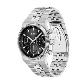Boss Gents Stainless Steel 41mm Candor Prime Chronograph Watch