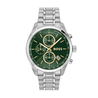 Boss Gents Stainless Steel 44mm Grand Prix Chronograph Watch