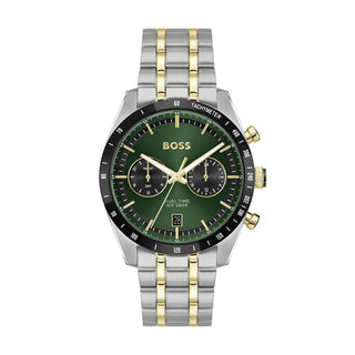 Hugo Boss Watches Boss Gents Two Tone 41mm Tourmaster Chronograph Quartz Watch 5303115