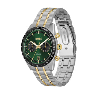 Hugo Boss Watches Boss Gents Two Tone 41mm Tourmaster Chronograph Quartz Watch 5303115