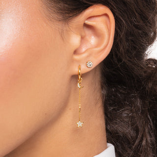 Thomas Sabo Gold Plated Plain Single Hoop Earring
