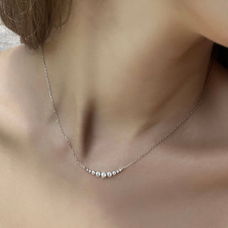 Carat* London White Gold Plated CZ Carissa Necklace