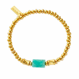 Chlobo Jewellery Chlobo Gold Plated Balance Spirit Stone Bracelet 0704164