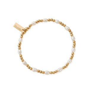 Chloe Jewellery Chlobo Gold Plated Cute Charm Freshwater Pearl Bracelet 0704162