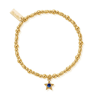 Chlobo Gold Plated December Birthstone Bracelet