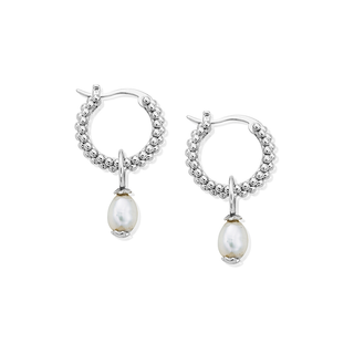 Chlobo Silver Tale of Tide Hoop Earrings