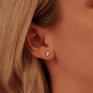 Clogau Silver Beachcomber Cluster Stud Earrings 2