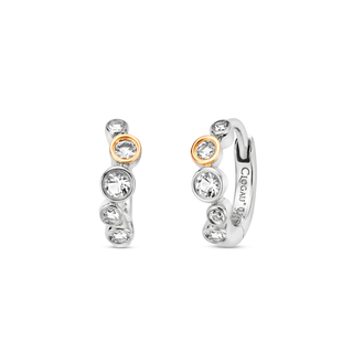 Clogau Jewellery Clogau Silver Celebration Huggie Hoop Earrings 2102067