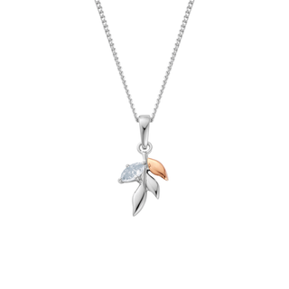 Clogau Silver Royal Leaf Pendant