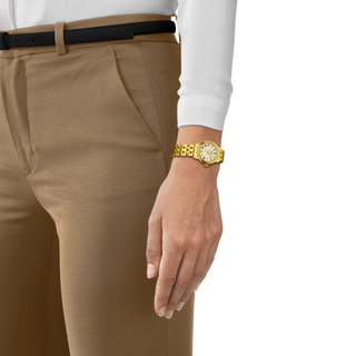 Tissot Watches Tissot Classic Dream 28mm Yellow Gold Plated Quartz Watch 3889035