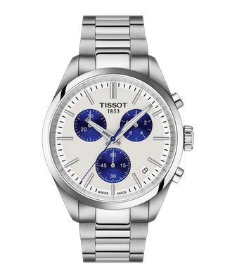 Tissot Watches Tissot PR100 40mm Blue Chronograph Quartz Watch 3817167